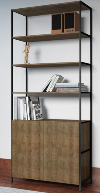 Estante 900mm 2 Portas e 4 Prateleiras